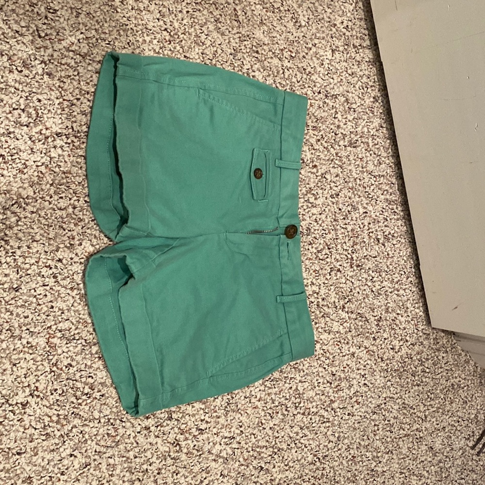 Mint green professional cute shorts